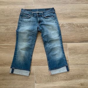 Citizens Of Humanity low waist cropped size 28